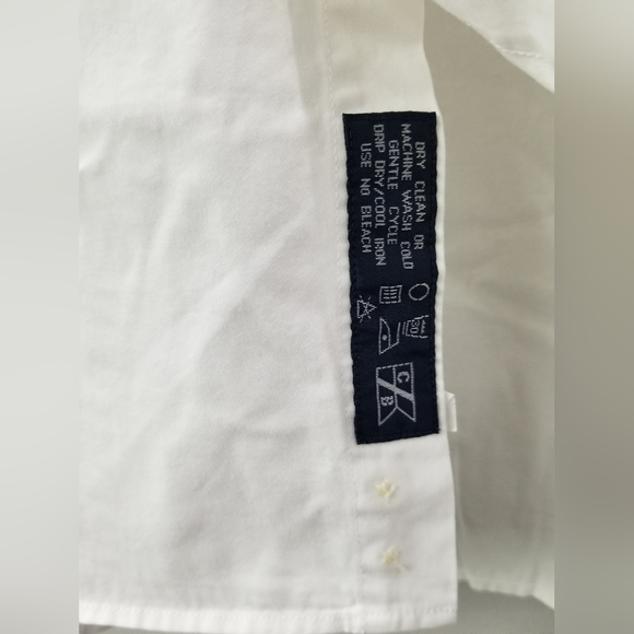 Cutter & Buck Volkswagen White Work Button Shirt Long Sleeve Cotton Mens Medium - Picture 5 of 8